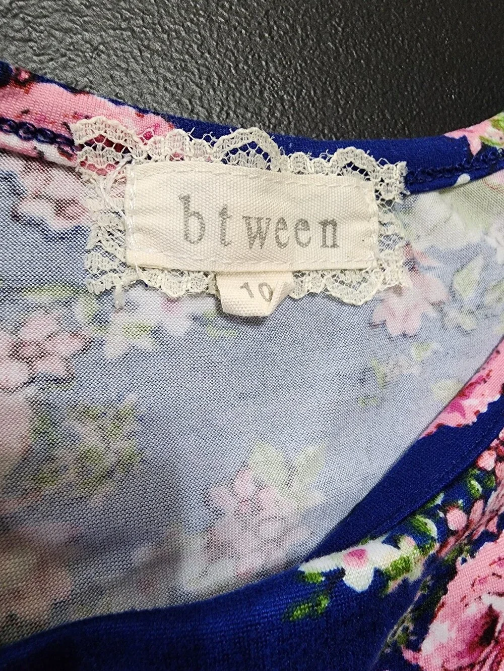 Boho Floral Cold Shoulder Dress |‎ btween | 10 Girls